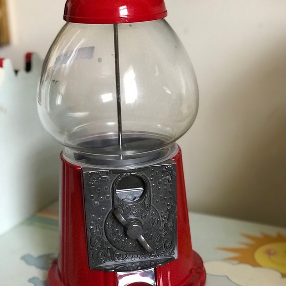 Rare 1985 Red Carousel Gum Ball Machine - Picture 6 of 8